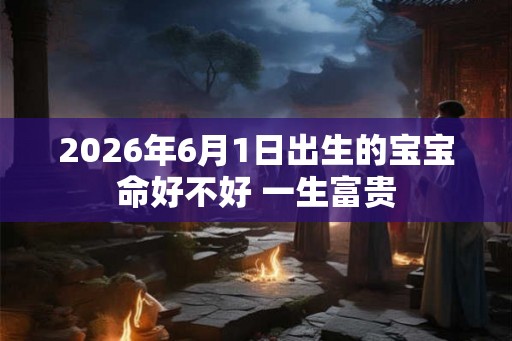2026年6月1日出生的宝宝命好不好 一生富贵