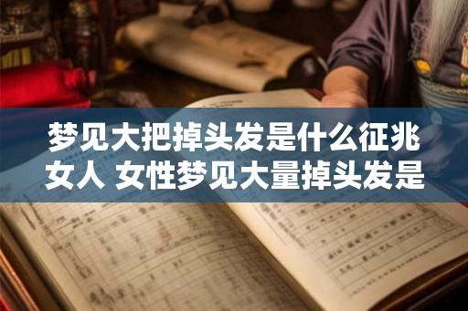 梦见大把掉头发是什么征兆女人 女性梦见大量掉头发是什么征兆