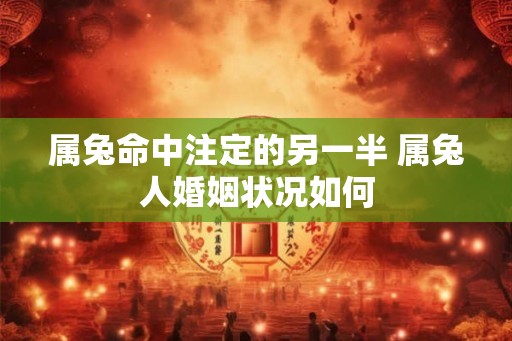 属兔命中注定的另一半 属兔人婚姻状况如何