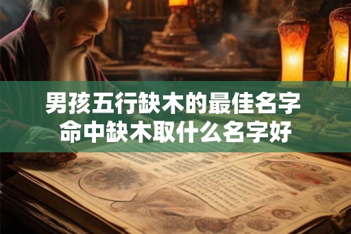 男孩五行缺木的最佳名字 命中缺木取什么名字好 男孩五行缺木的最佳名字 命中缺木取什么名字好