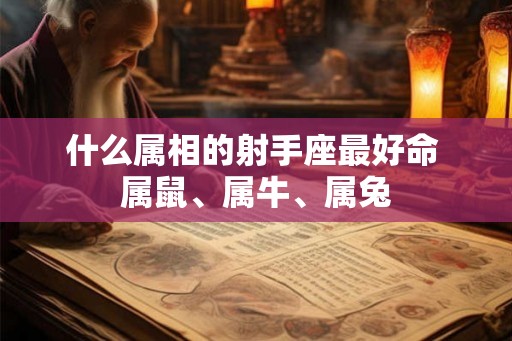 什么属相的射手座最好命 属鼠、属牛、属兔