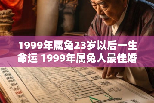 1999年属兔23岁以后一生命运 1999年属兔人最佳婚配
