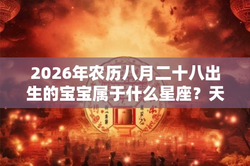 2026年农历八月二十八出生的宝宝属于什么星座？天秤座的优缺点