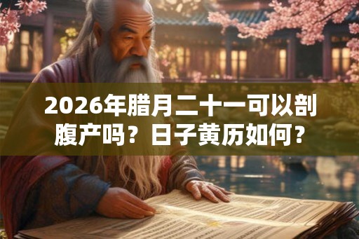 2026年腊月二十一可以剖腹产吗?日子黄历如何? 2026年腊月二十一可以剖腹产吗?日子黄历如何?