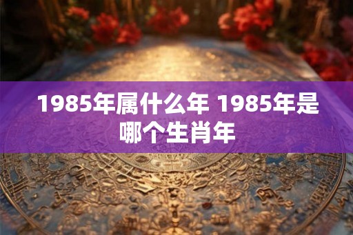 1985年属什么年 1985年是哪个生肖年 1985年属什么年 1985年是哪个生肖年