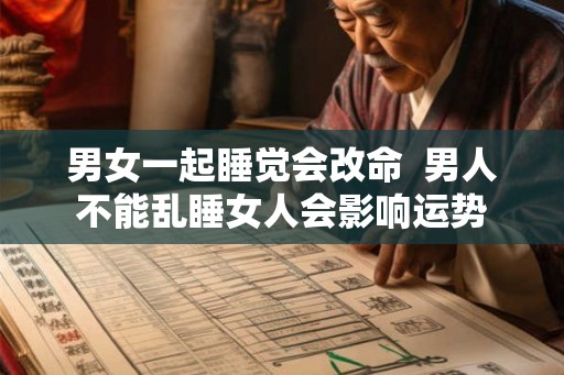 男女一起睡觉会改命  男人不能乱睡女人会影响运势