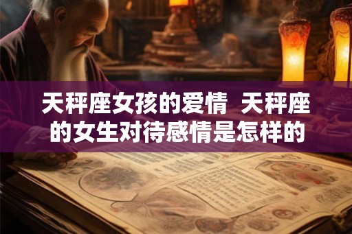 天秤座女孩的爱情 天秤座的女生对待感情是怎样的 天秤座女孩的爱情 天秤座的女生对待感情是怎样的