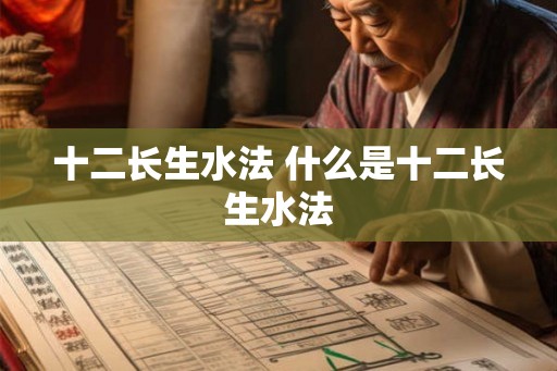 十二长生水法 什么是十二长生水法