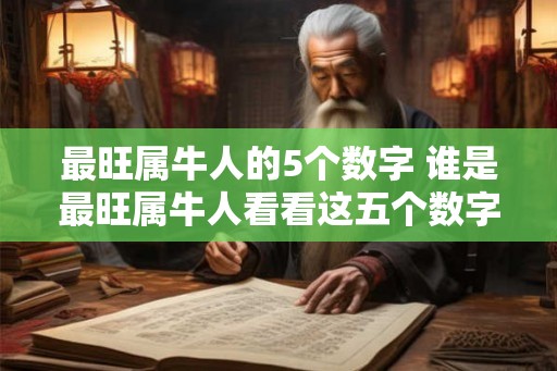 最旺属牛人的5个数字 谁是最旺属牛人看看这五个数字