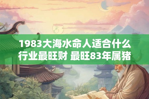 1983大海水命人适合什么行业最旺财 最旺83年属猪人的行业领域