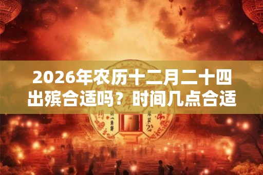 2026年农历十二月二十四出殡合适吗？时间几点合适？
