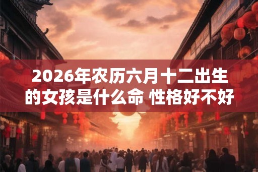 2026年农历六月十二出生的女孩是什么命 性格好不好 2026年农历六月十二出生的女孩是什么命 性格好不好