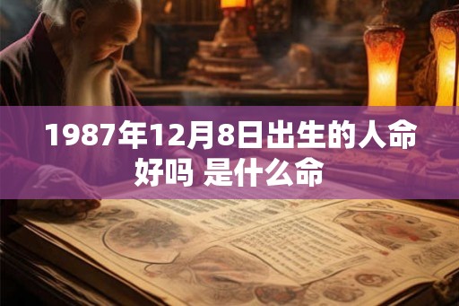 1987年12月8日出生的人命好吗 是什么命