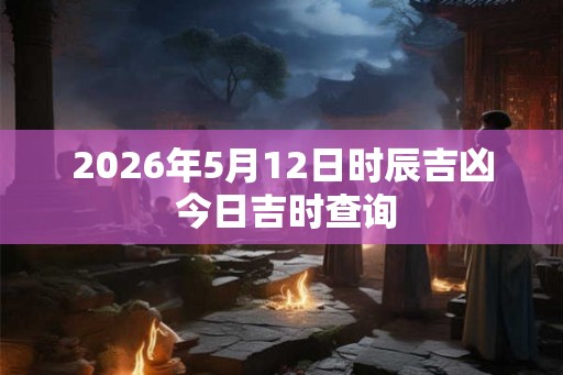 2026年5月12日时辰吉凶 今日吉时查询