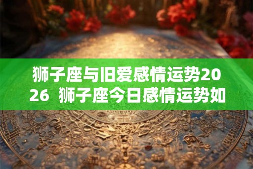 狮子座与旧爱感情运势2026 狮子座今日感情运势如何 狮子座与旧爱感情运势2026 狮子座今日感情运势如何
