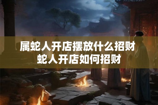 属蛇人开店摆放什么招财 蛇人开店如何招财