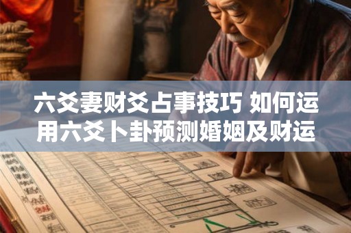 六爻妻财爻占事技巧 如何运用六爻卜卦预测婚姻及财运
