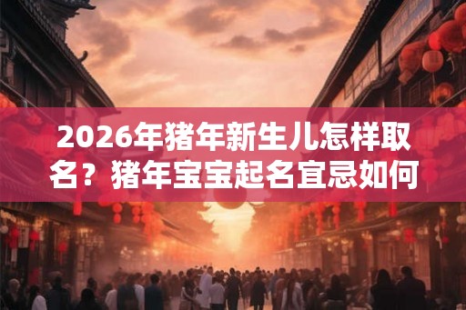 2026年猪年新生儿怎样取名？猪年宝宝起名宜忌如何？