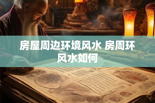 房屋周边环境风水 房周环风水如何