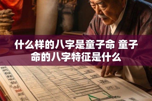 什么样的八字是童子命 童子命的八字特征是什么