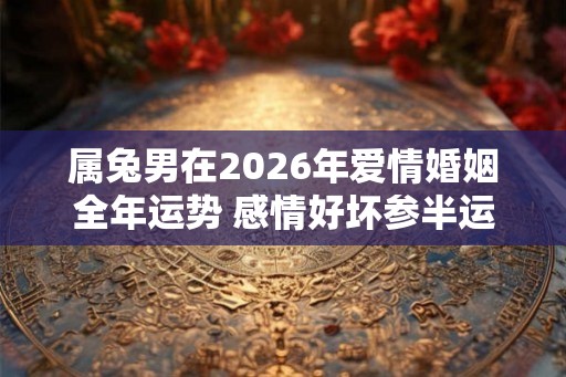 属兔男在2026年爱情婚姻全年运势 感情好坏参半运势较平淡