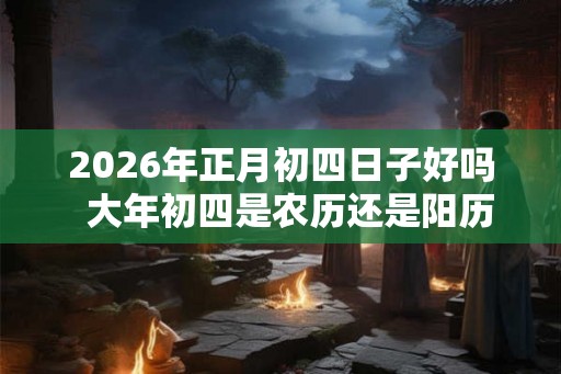 2026年正月初四日子好吗  大年初四是农历还是阳历