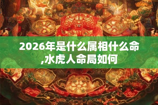 2026年是什么属相什么命,水虎人命局如何