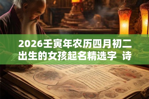 2026壬寅年农历四月初二出生的女孩起名精选字 诗意美好的名字 2026壬寅年农历四月初二出生的女孩起名精选字 诗意美好的名字