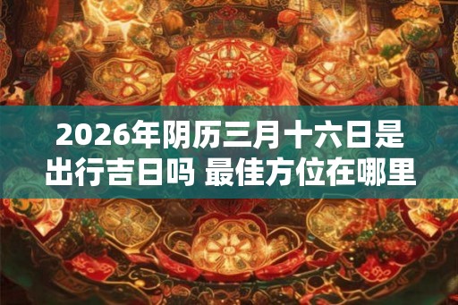2026年阴历三月十六日是出行吉日吗 最佳方位在哪里