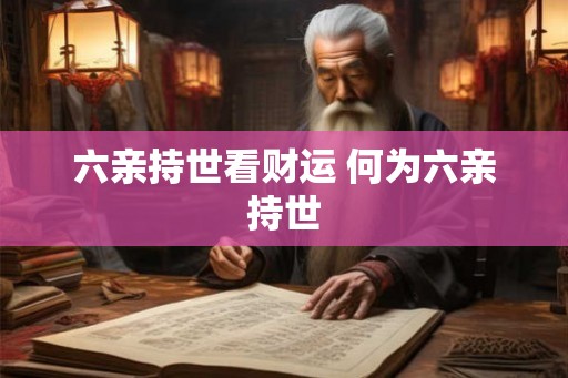 六亲持世看财运 何为六亲持世