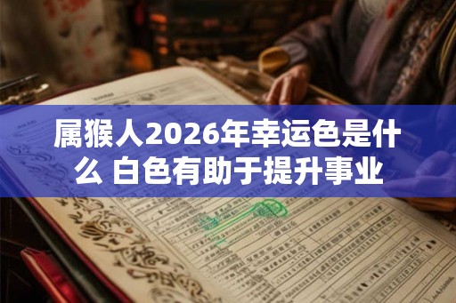 属猴人2026年幸运色是什么 白色有助于提升事业