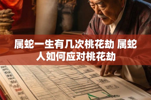 属蛇一生有几次桃花劫 属蛇人如何应对桃花劫 属蛇一生有几次桃花劫 属蛇人如何应对桃花劫