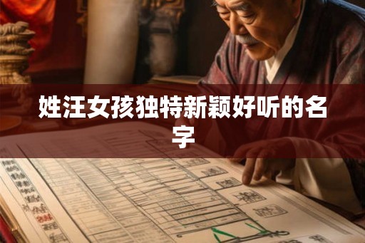 姓汪女孩独特新颖好听的名字