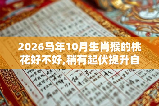2026马年10月生肖猴的桃花好不好,稍有起伏提升自我