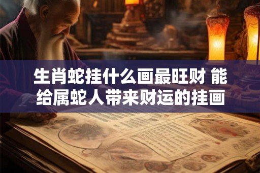 生肖蛇挂什么画最旺财 能给属蛇人带来财运的挂画