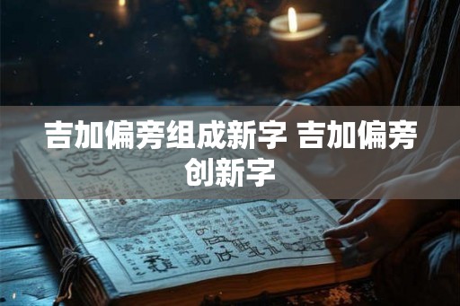 吉加偏旁组成新字 吉加偏旁创新字