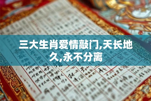 三大生肖爱情敲门,天长地久,永不分离