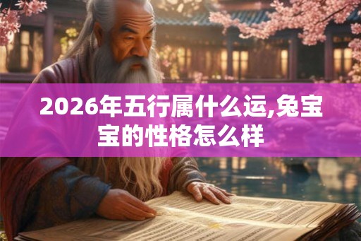 2026年五行属什么运,兔宝宝的性格怎么样