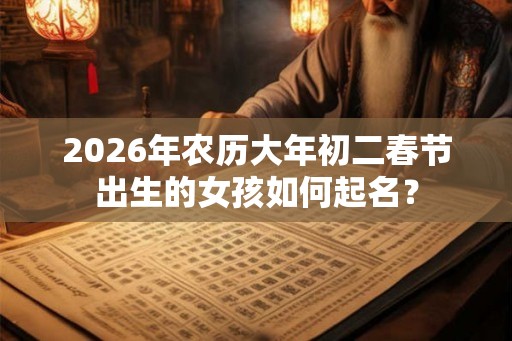 2026年农历大年初二春节出生的女孩如何起名？