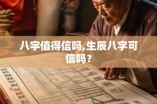 八字值得信吗,生辰八字可信吗？