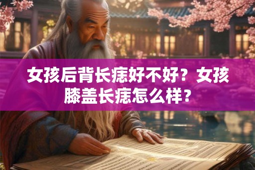 女孩后背长痣好不好？女孩膝盖长痣怎么样？