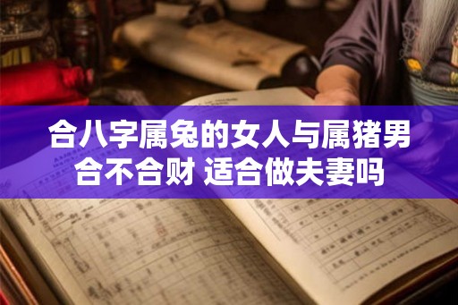 合八字属兔的女人与属猪男合不合财 适合做夫妻吗