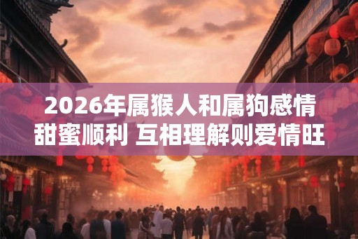 2026年属猴人和属狗感情甜蜜顺利 互相理解则爱情旺