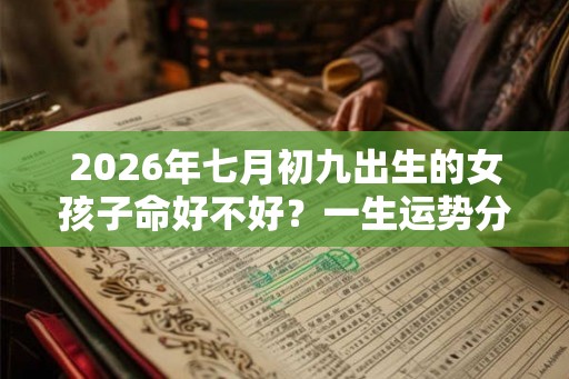 2026年七月初九出生的女孩子命好不好？一生运势分析