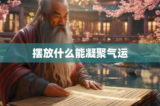 摆放什么能凝聚气运