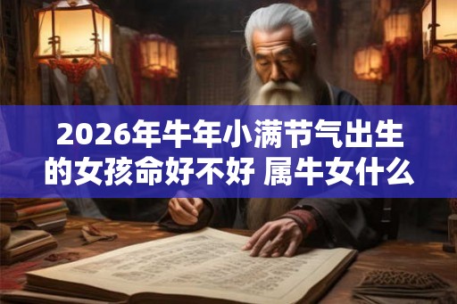 2026年牛年小满节气出生的女孩命好不好 属牛女什么季节出生好
