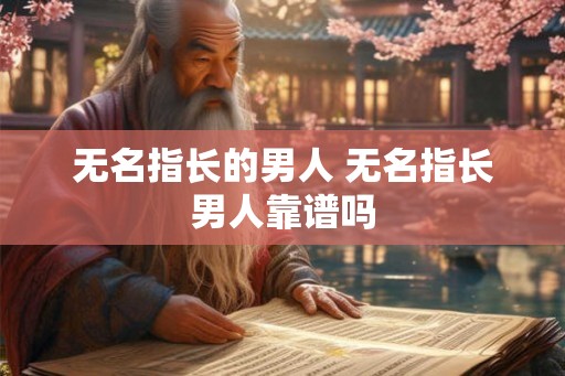 无名指长的男人 无名指长男人靠谱吗