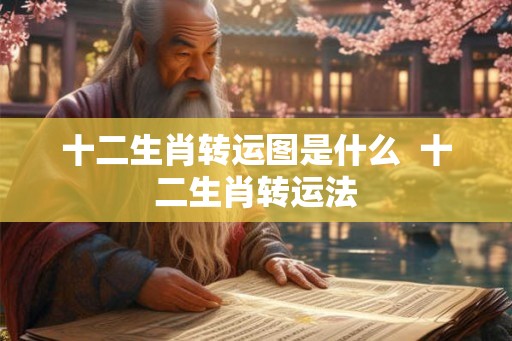 十二生肖转运图是什么  十二生肖转运法