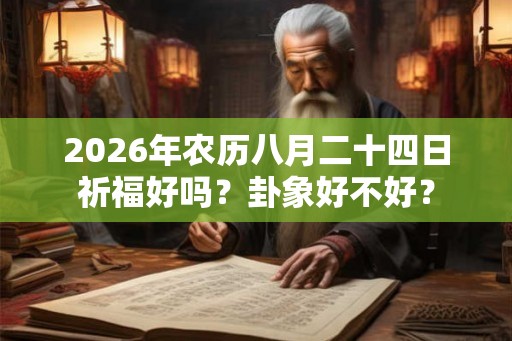 2026年农历八月二十四日祈福好吗?卦象好不好? 2026年农历八月二十四日祈福好吗?卦象好不好?