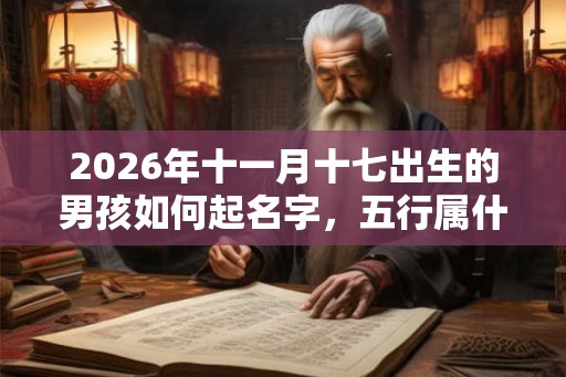 2026年十一月十七出生的男孩如何起名字,五行属什么 2026年十一月十七出生的男孩如何起名字,五行属什么